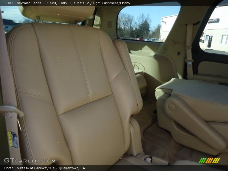 Dark Blue Metallic / Light Cashmere/Ebony 2007 Chevrolet Tahoe LTZ 4x4