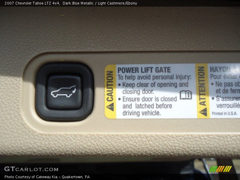 Dark Blue Metallic / Light Cashmere/Ebony 2007 Chevrolet Tahoe LTZ 4x4