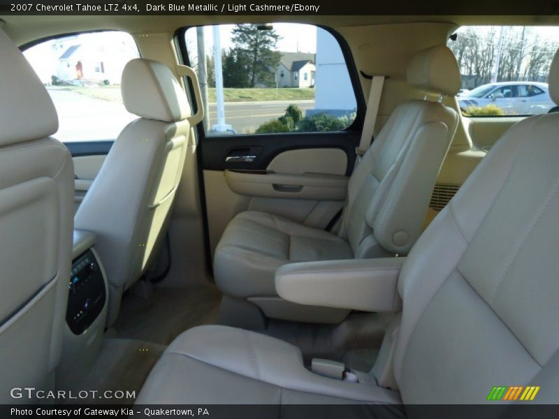 Dark Blue Metallic / Light Cashmere/Ebony 2007 Chevrolet Tahoe LTZ 4x4