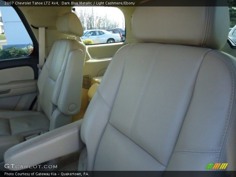 Dark Blue Metallic / Light Cashmere/Ebony 2007 Chevrolet Tahoe LTZ 4x4