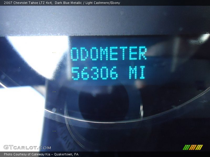 Dark Blue Metallic / Light Cashmere/Ebony 2007 Chevrolet Tahoe LTZ 4x4