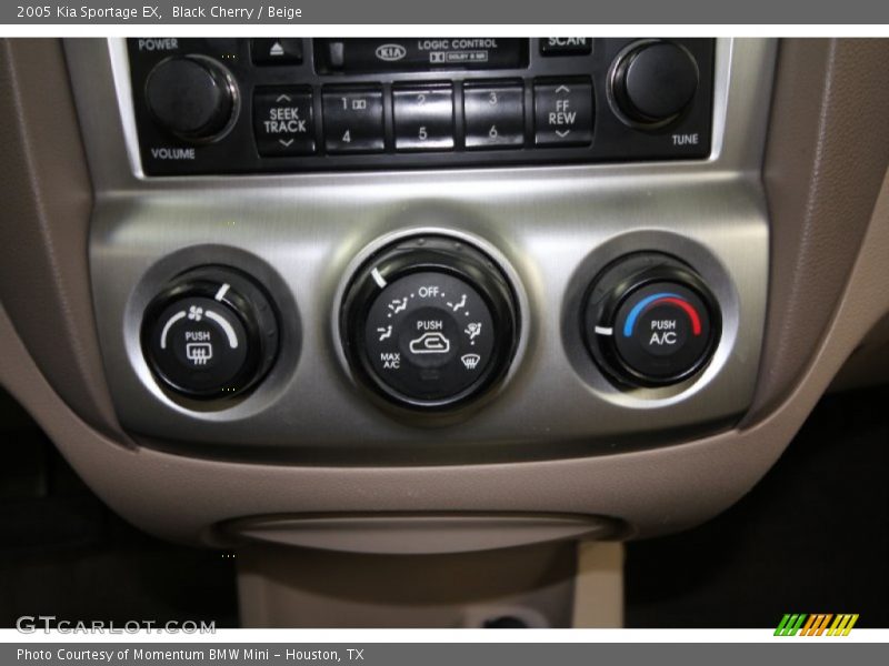 Black Cherry / Beige 2005 Kia Sportage EX