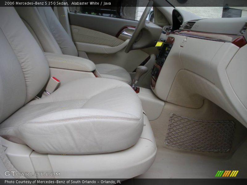 Alabaster White / Java 2006 Mercedes-Benz S 350 Sedan