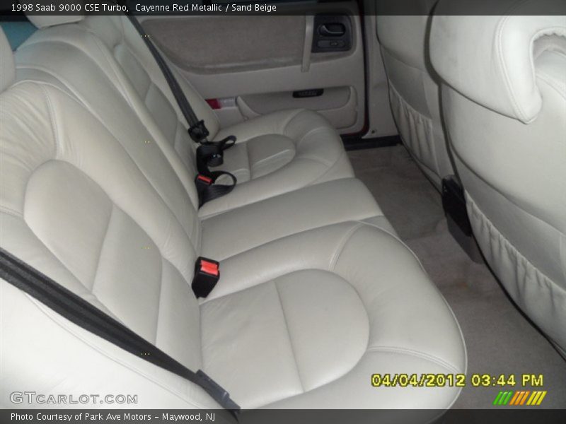 Cayenne Red Metallic / Sand Beige 1998 Saab 9000 CSE Turbo