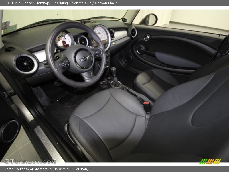 Sparkling Silver Metallic / Carbon Black 2011 Mini Cooper Hardtop