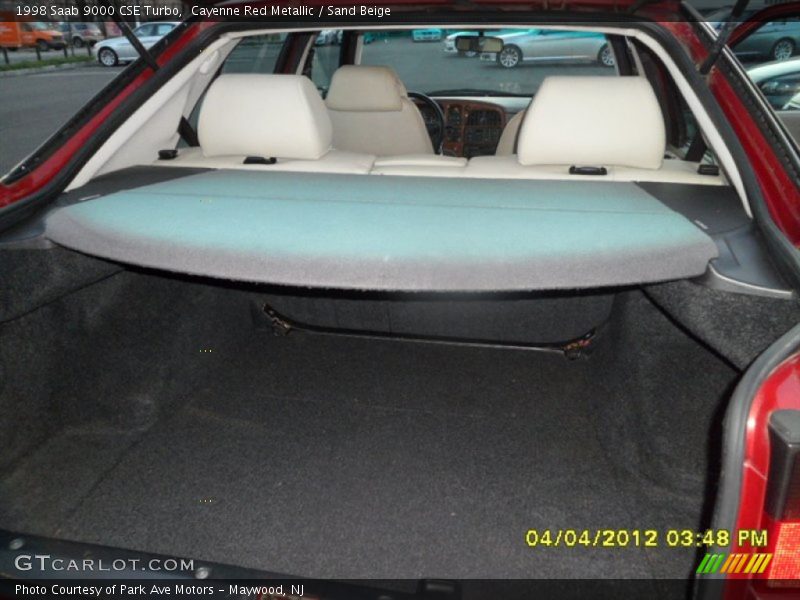 Cayenne Red Metallic / Sand Beige 1998 Saab 9000 CSE Turbo