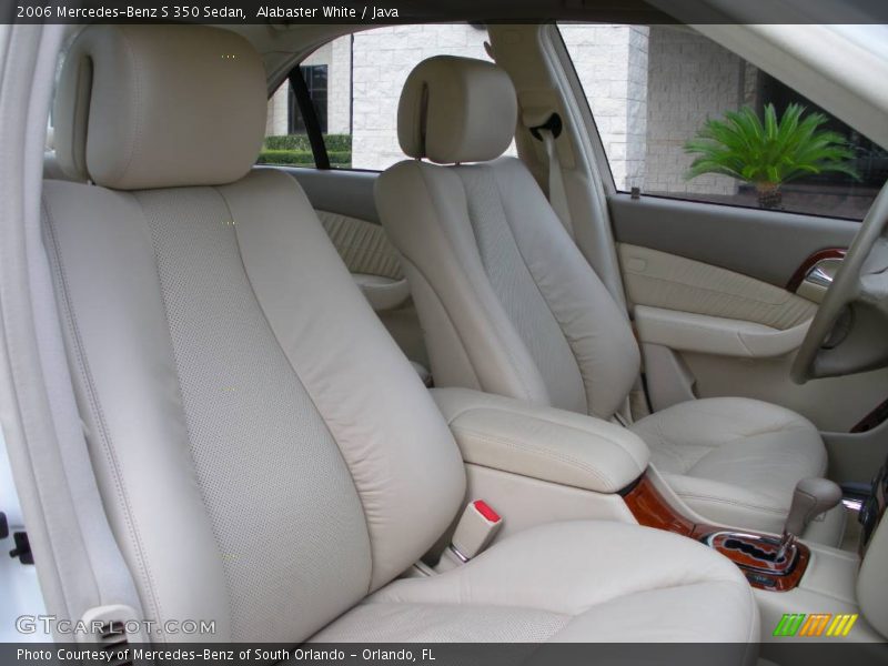 Alabaster White / Java 2006 Mercedes-Benz S 350 Sedan