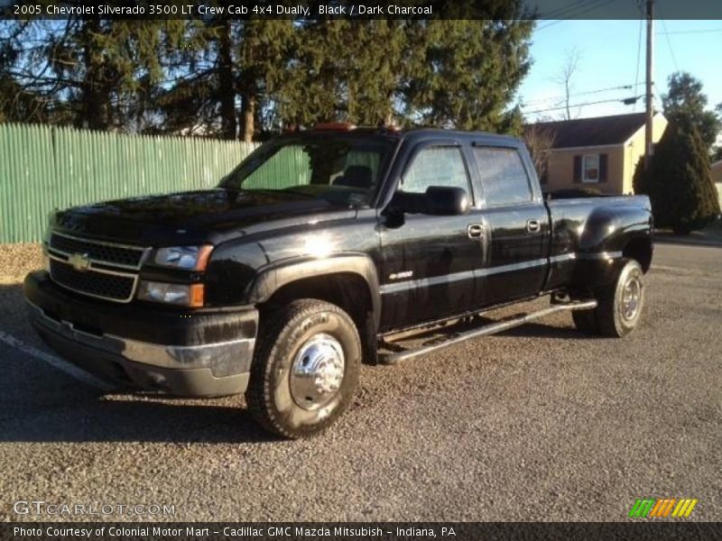 Black / Dark Charcoal 2005 Chevrolet Silverado 3500 LT Crew Cab 4x4 Dually