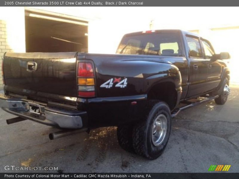 Black / Dark Charcoal 2005 Chevrolet Silverado 3500 LT Crew Cab 4x4 Dually