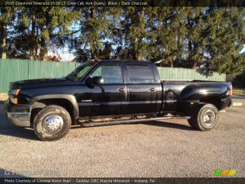 Black / Dark Charcoal 2005 Chevrolet Silverado 3500 LT Crew Cab 4x4 Dually