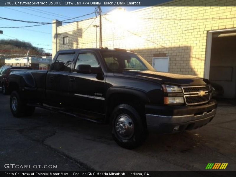 Black / Dark Charcoal 2005 Chevrolet Silverado 3500 LT Crew Cab 4x4 Dually