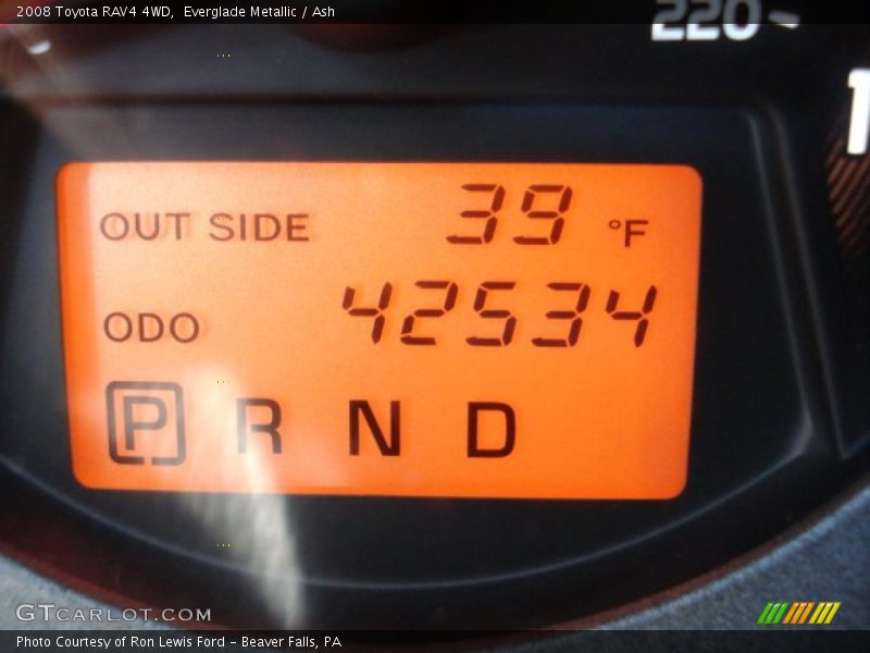 Everglade Metallic / Ash 2008 Toyota RAV4 4WD