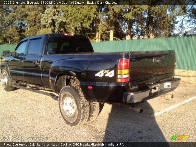 Black / Dark Charcoal 2005 Chevrolet Silverado 3500 LT Crew Cab 4x4 Dually