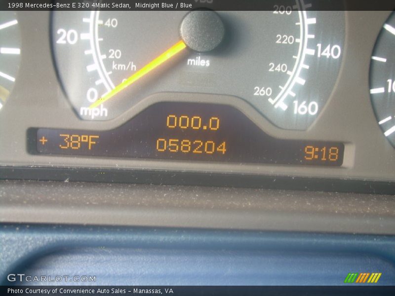 Midnight Blue / Blue 1998 Mercedes-Benz E 320 4Matic Sedan