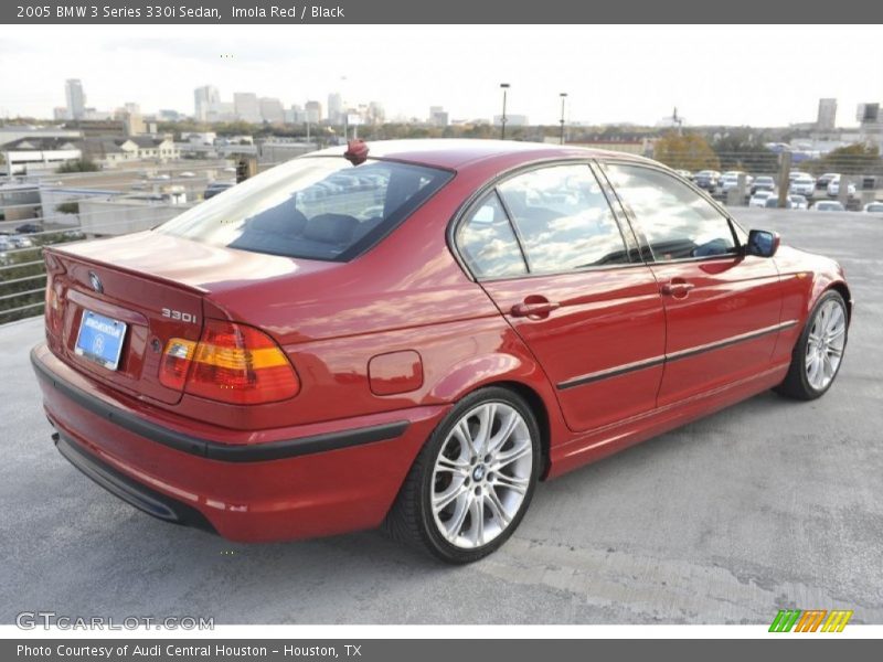 Imola Red / Black 2005 BMW 3 Series 330i Sedan