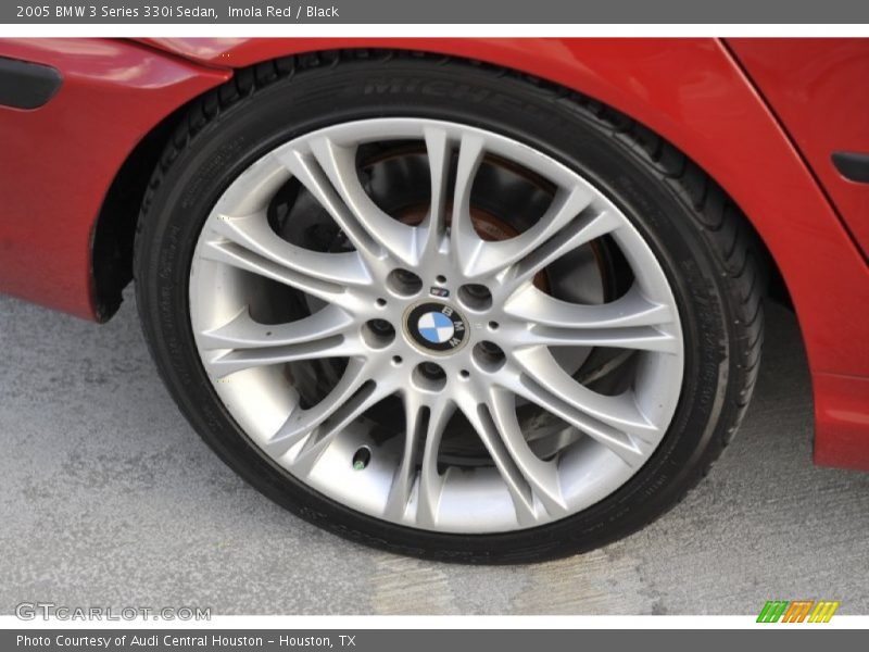 Imola Red / Black 2005 BMW 3 Series 330i Sedan
