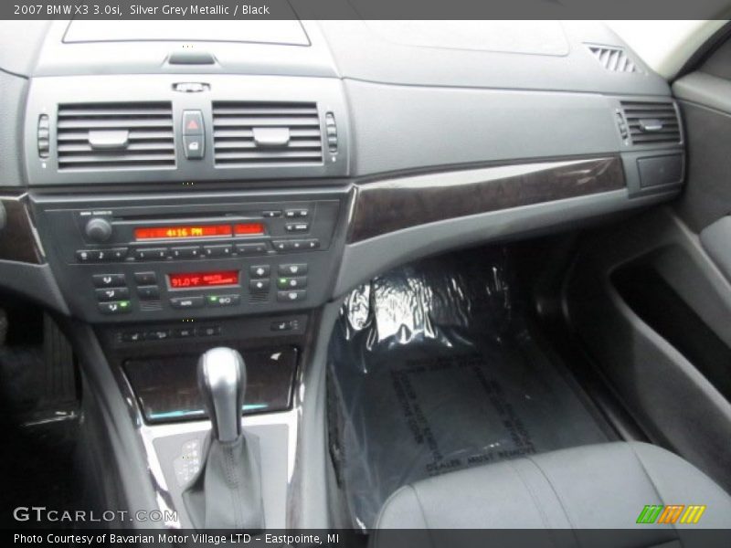 Silver Grey Metallic / Black 2007 BMW X3 3.0si