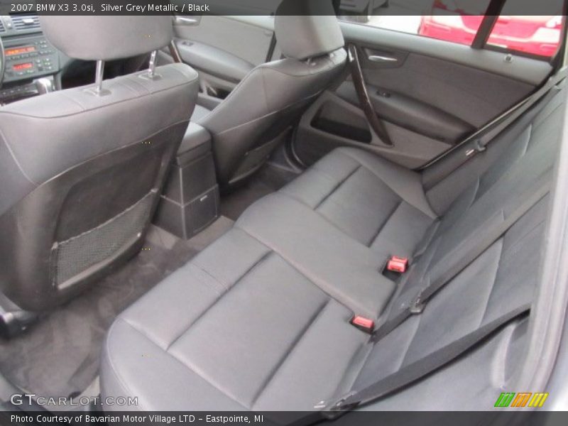 Silver Grey Metallic / Black 2007 BMW X3 3.0si
