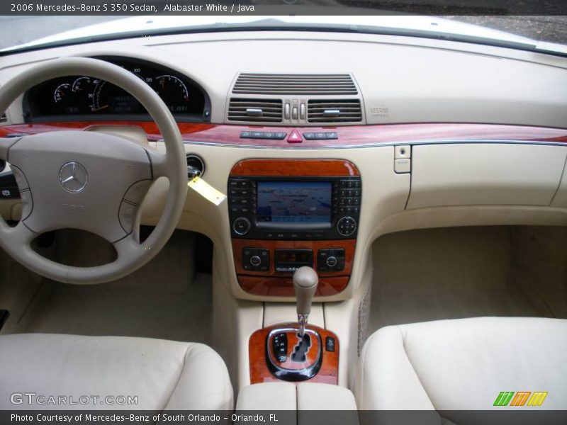 Alabaster White / Java 2006 Mercedes-Benz S 350 Sedan