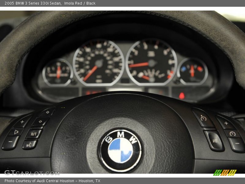 Imola Red / Black 2005 BMW 3 Series 330i Sedan