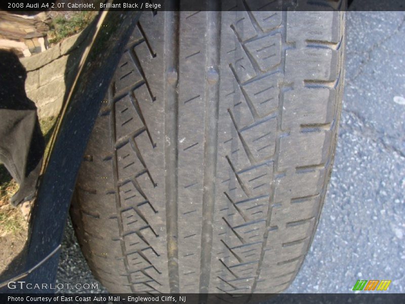 Brilliant Black / Beige 2008 Audi A4 2.0T Cabriolet