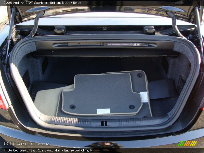 Brilliant Black / Beige 2008 Audi A4 2.0T Cabriolet