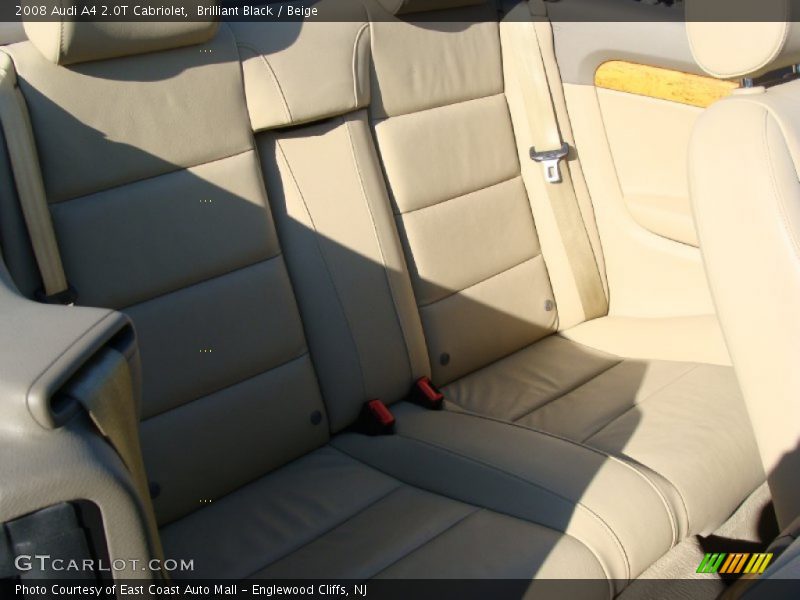 Brilliant Black / Beige 2008 Audi A4 2.0T Cabriolet