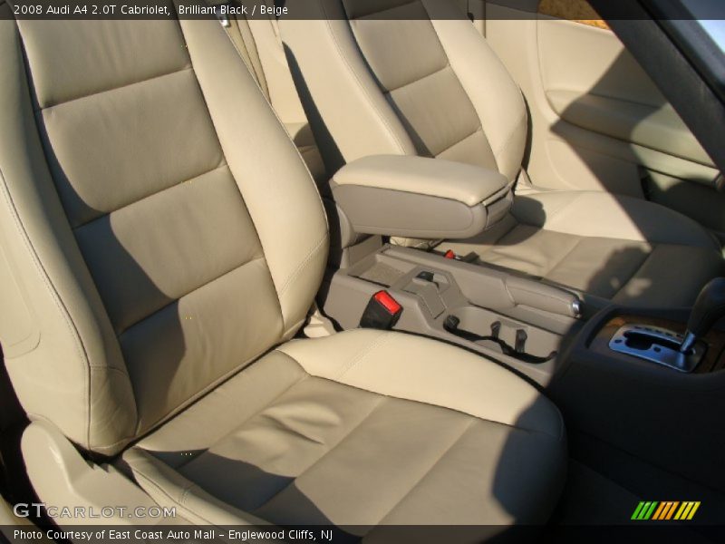 Brilliant Black / Beige 2008 Audi A4 2.0T Cabriolet