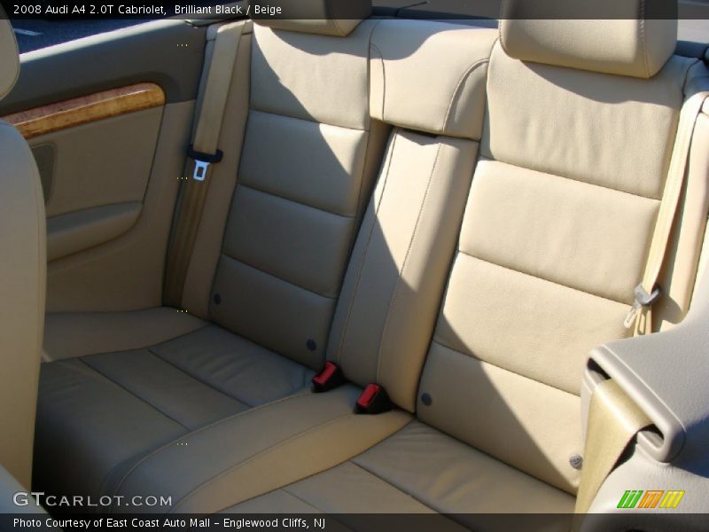 Brilliant Black / Beige 2008 Audi A4 2.0T Cabriolet