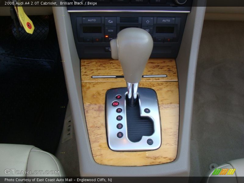 Brilliant Black / Beige 2008 Audi A4 2.0T Cabriolet
