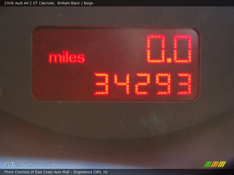 Brilliant Black / Beige 2008 Audi A4 2.0T Cabriolet