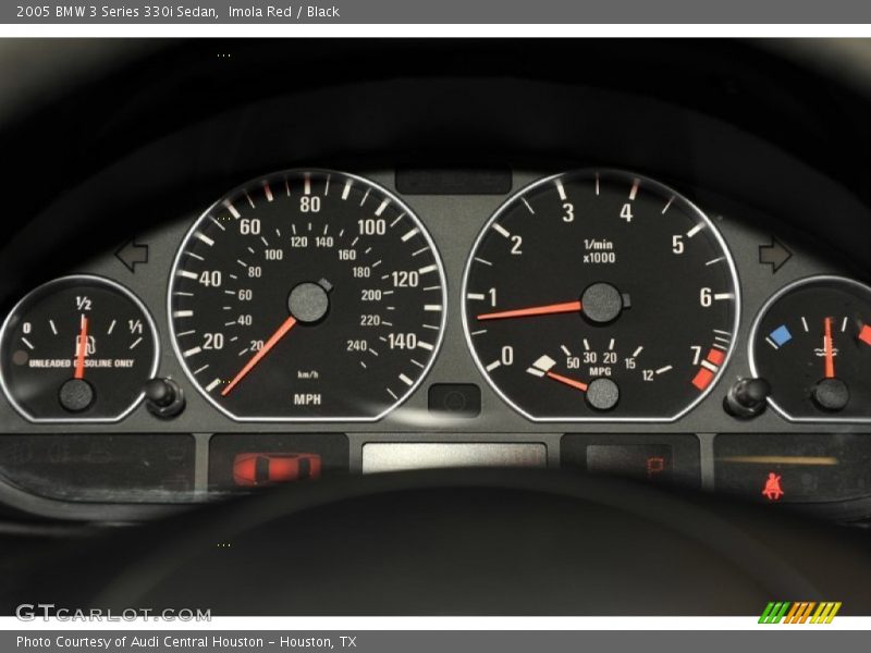  2005 3 Series 330i Sedan 330i Sedan Gauges