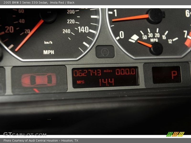 Imola Red / Black 2005 BMW 3 Series 330i Sedan