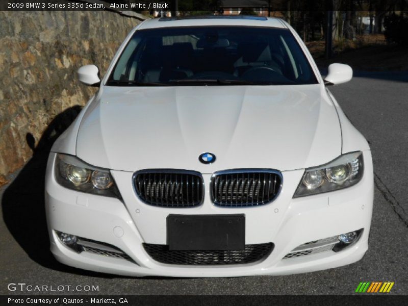 Alpine White / Black 2009 BMW 3 Series 335d Sedan