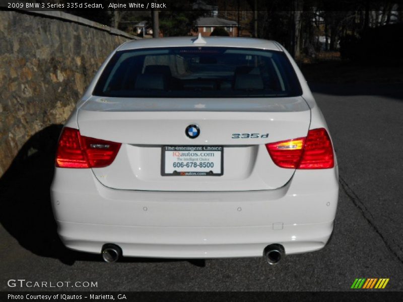 Alpine White / Black 2009 BMW 3 Series 335d Sedan