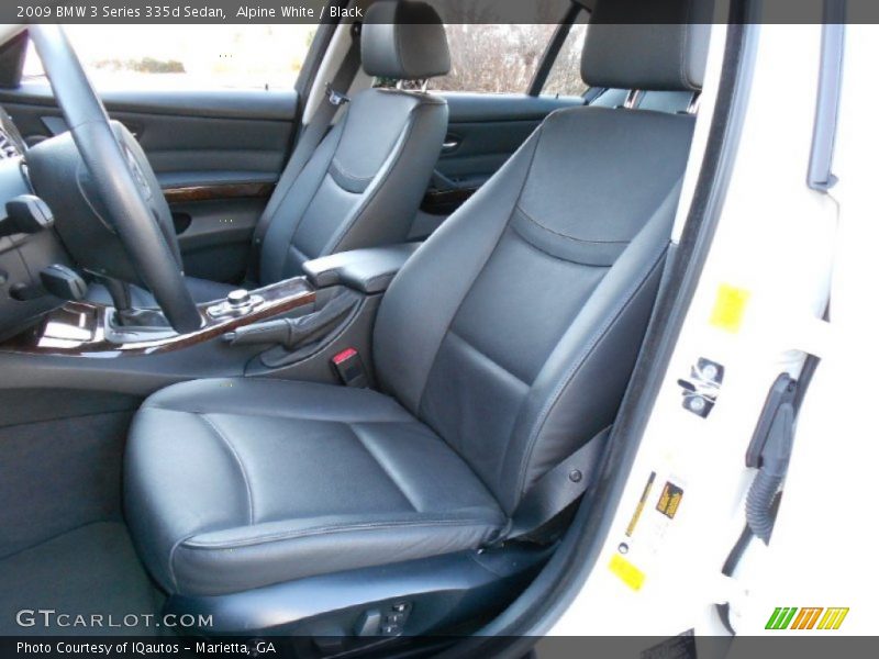 Alpine White / Black 2009 BMW 3 Series 335d Sedan