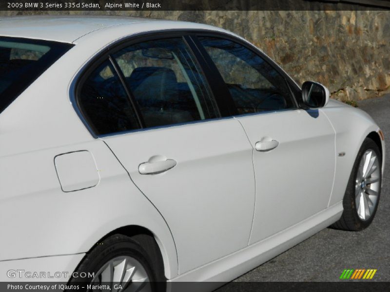 Alpine White / Black 2009 BMW 3 Series 335d Sedan