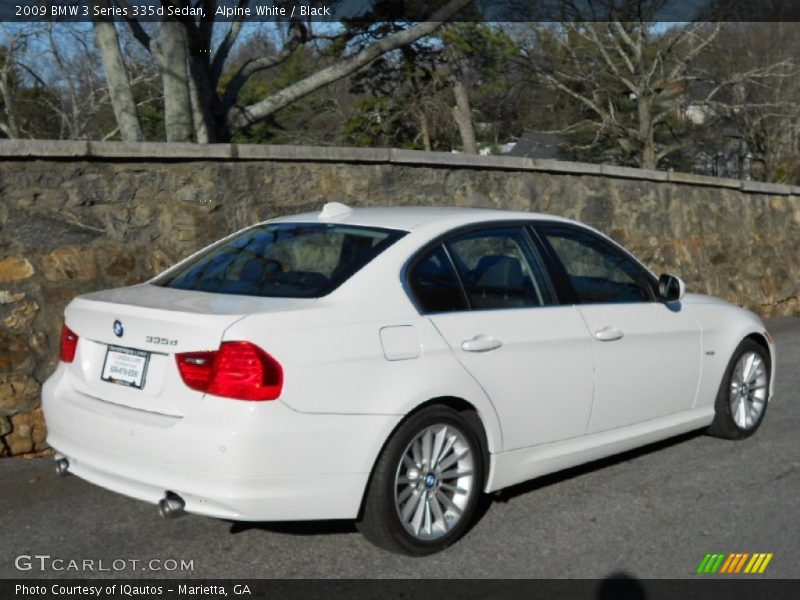 Alpine White / Black 2009 BMW 3 Series 335d Sedan