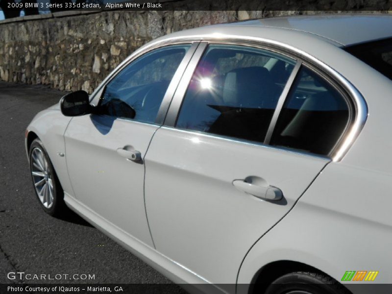 Alpine White / Black 2009 BMW 3 Series 335d Sedan
