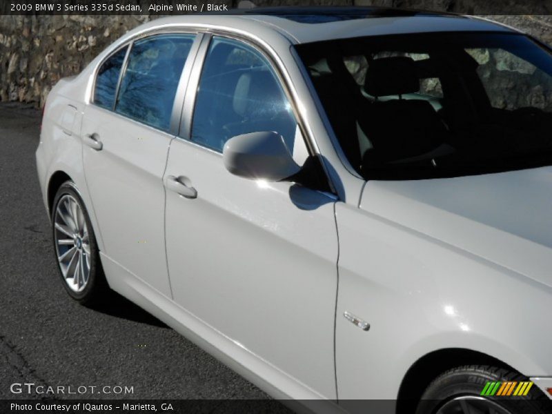 Alpine White / Black 2009 BMW 3 Series 335d Sedan