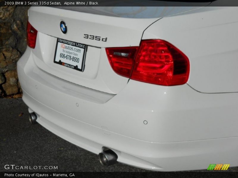 Alpine White / Black 2009 BMW 3 Series 335d Sedan