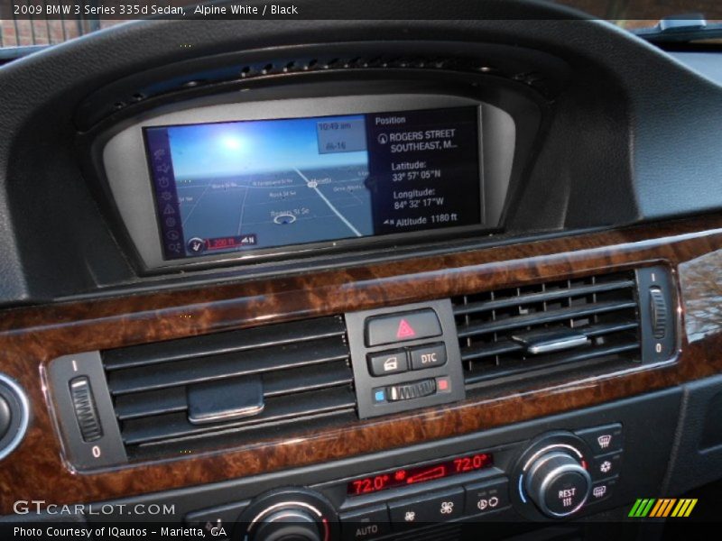 Alpine White / Black 2009 BMW 3 Series 335d Sedan