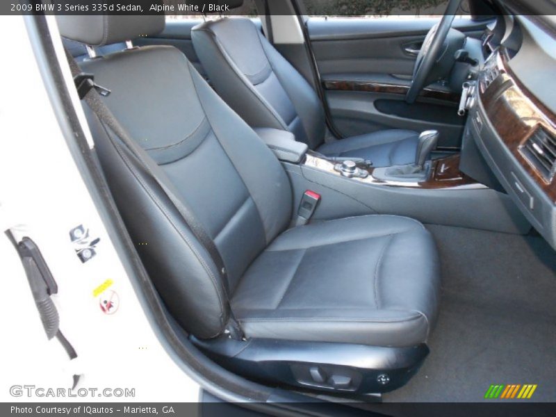 Alpine White / Black 2009 BMW 3 Series 335d Sedan