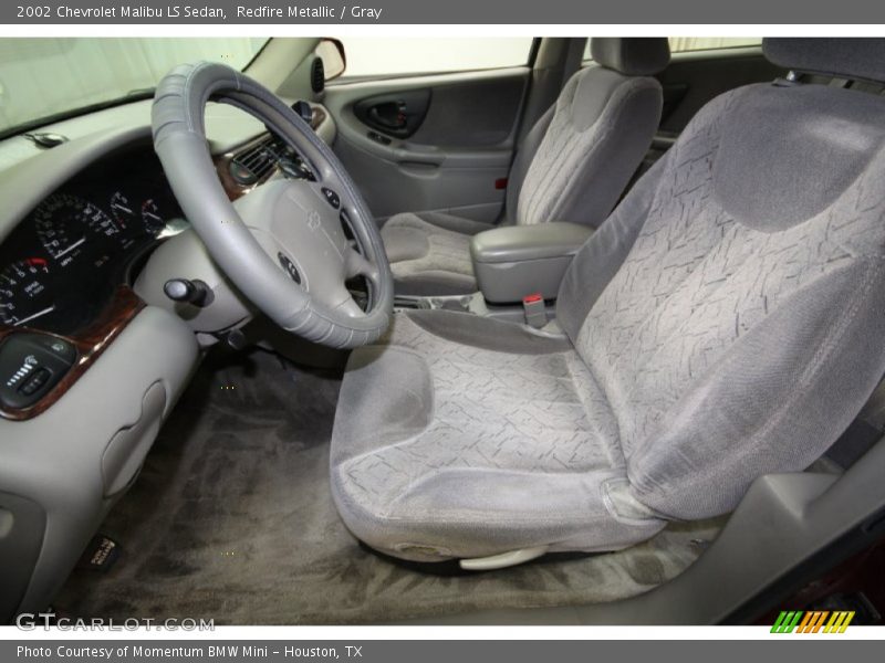 Redfire Metallic / Gray 2002 Chevrolet Malibu LS Sedan