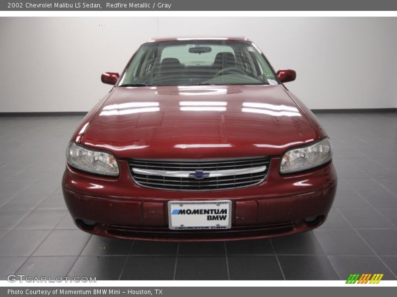 Redfire Metallic / Gray 2002 Chevrolet Malibu LS Sedan