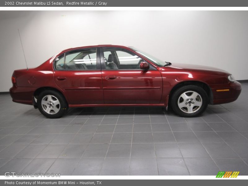 Redfire Metallic / Gray 2002 Chevrolet Malibu LS Sedan