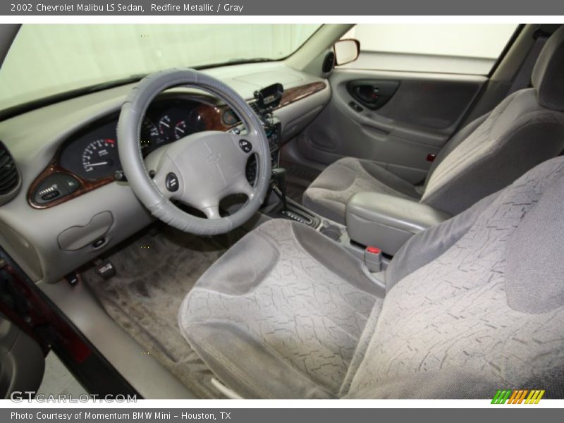 Redfire Metallic / Gray 2002 Chevrolet Malibu LS Sedan