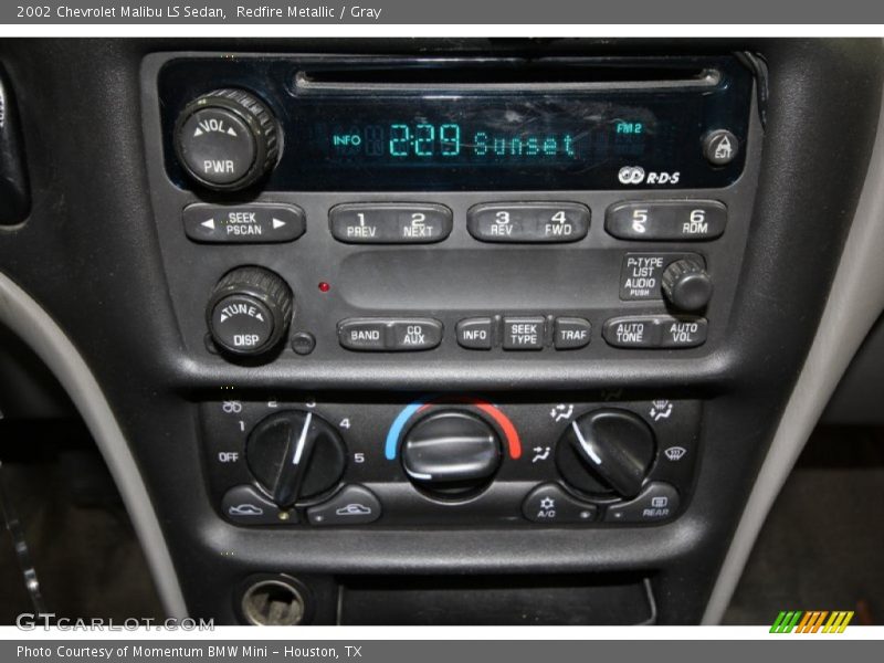 Redfire Metallic / Gray 2002 Chevrolet Malibu LS Sedan