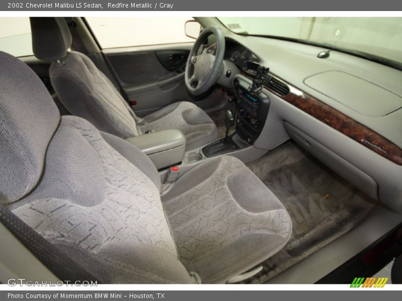 Redfire Metallic / Gray 2002 Chevrolet Malibu LS Sedan
