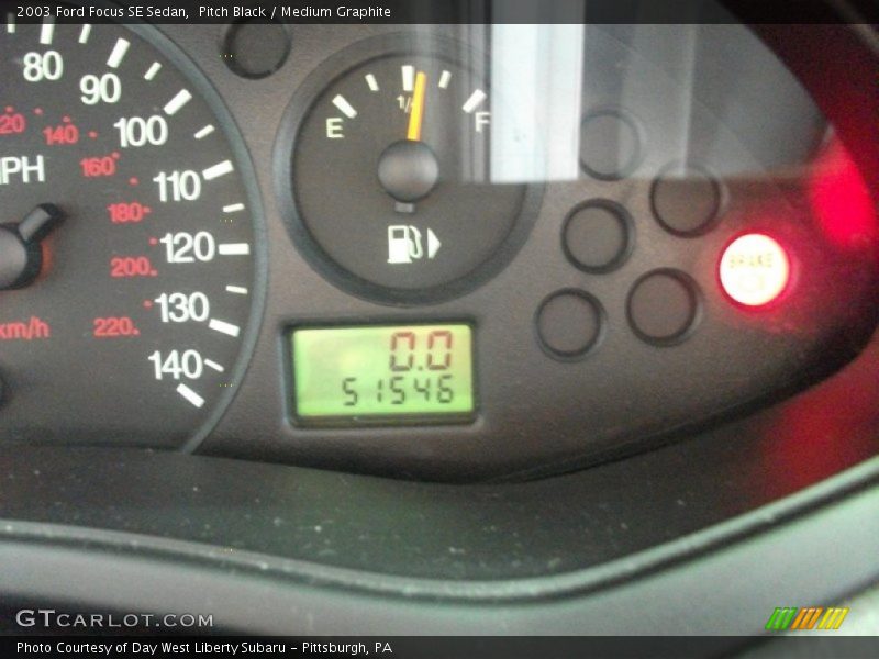 Pitch Black / Medium Graphite 2003 Ford Focus SE Sedan